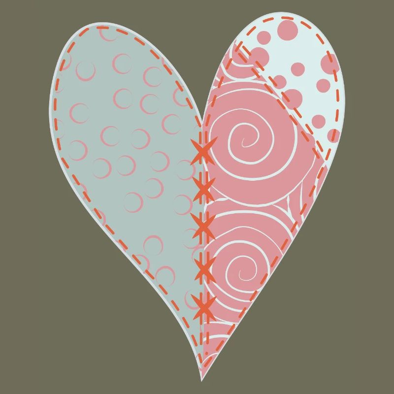 Patchwork Heart No3