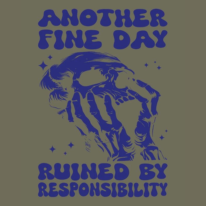 Skeleton Skull Responsibility Halloween