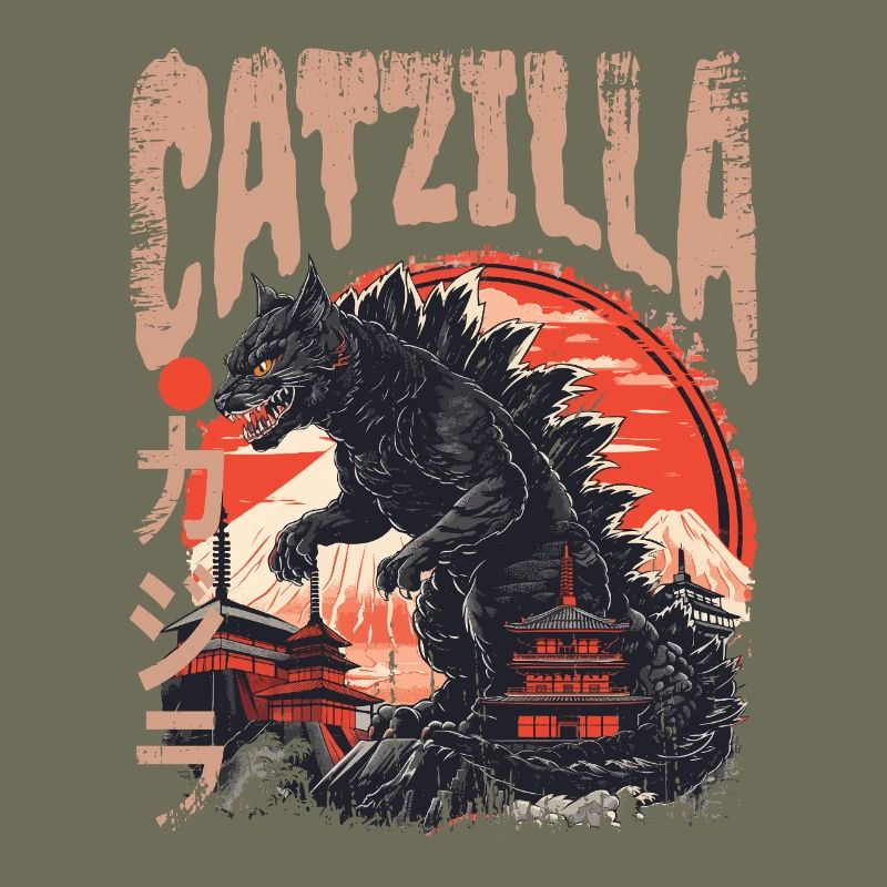 Japanese Kaiju Cat