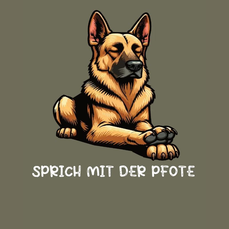Sprich mit der Pfote Deutscher Schäferhund DSH