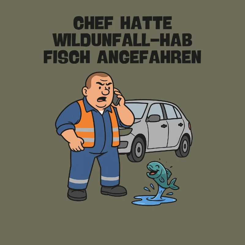 Chef Wildunfall mit Fisch