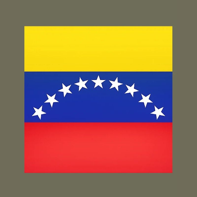 Venezuela Flag Arc Stars