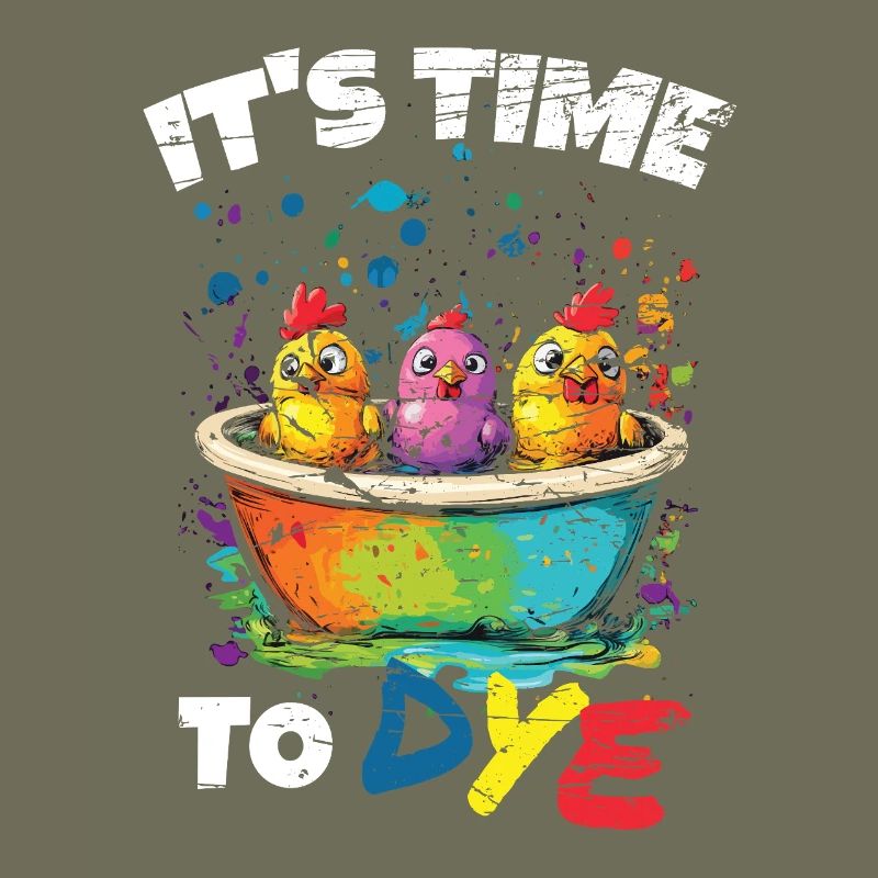 Funny Egg Dyeing Colors For Easter Artists