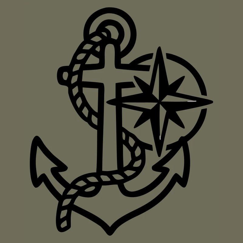 Anker Windrose Maritim Logo