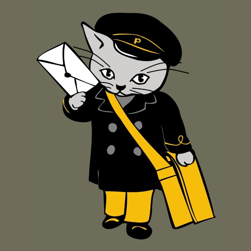 post cat dhl german post postmen cat letter