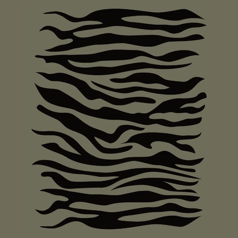 Zebra Muster schwarz