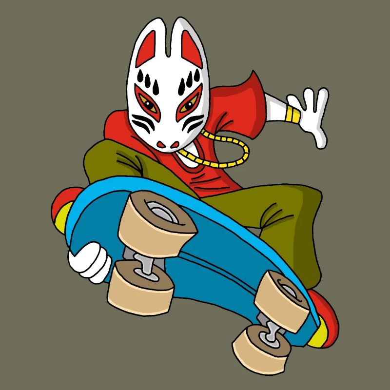 Fox Kitsune Skateboarding