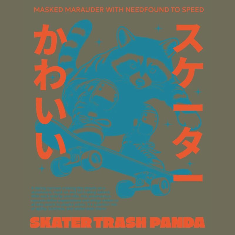 SKATER TRASH PANDA