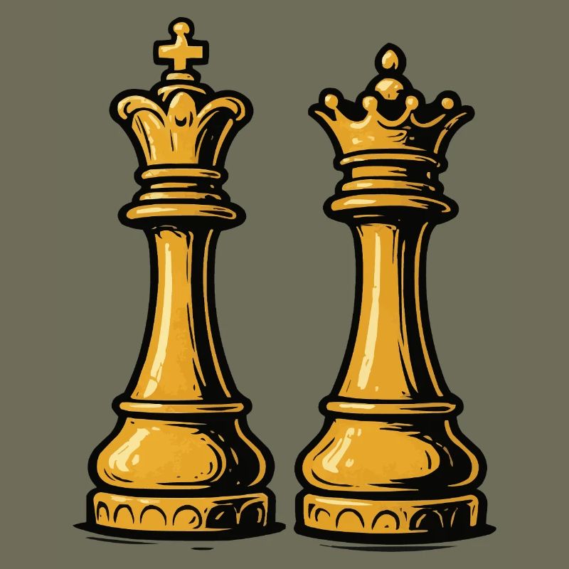 King Queen Chess