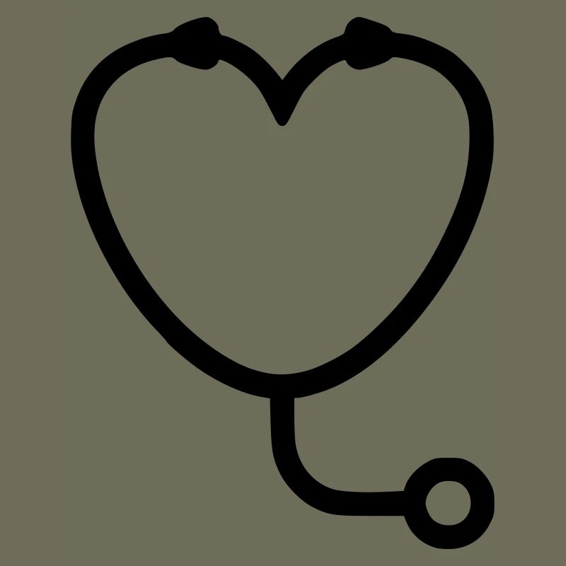 Vet Heart Stethoscope Logo