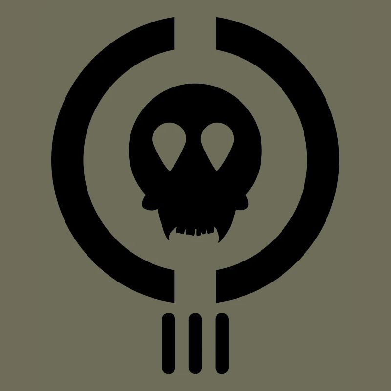 crâne puissance étrangère/ alien power skull (1c)