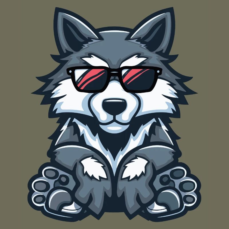 Wolf Comic Cool