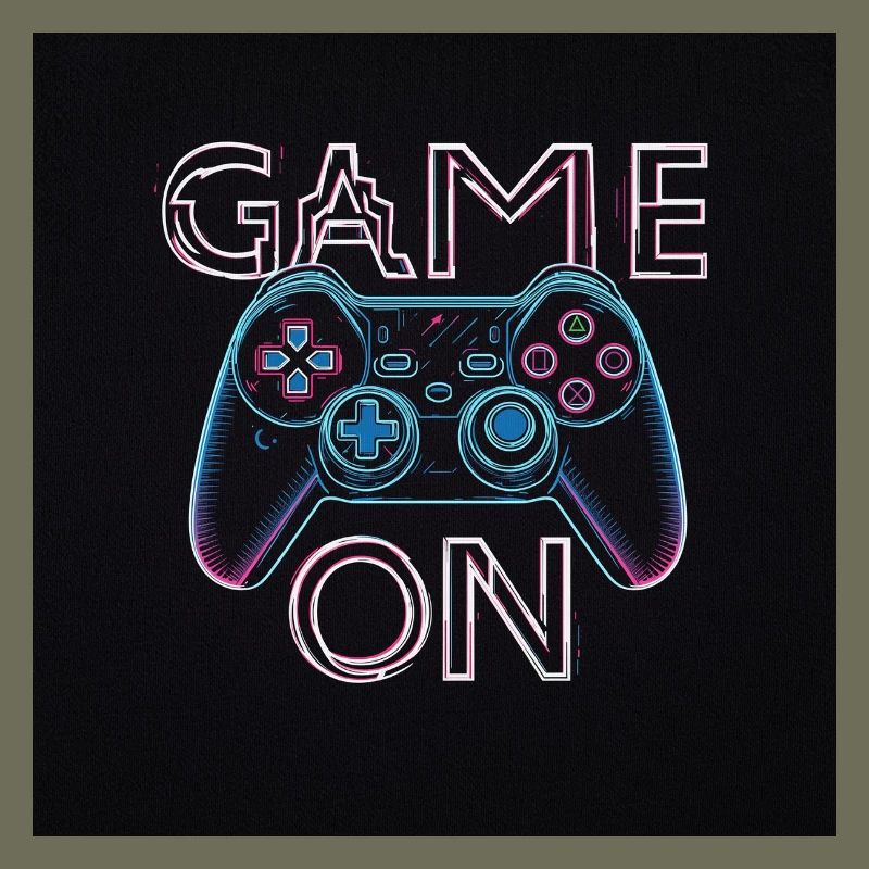 Neon Gaming Controller Design