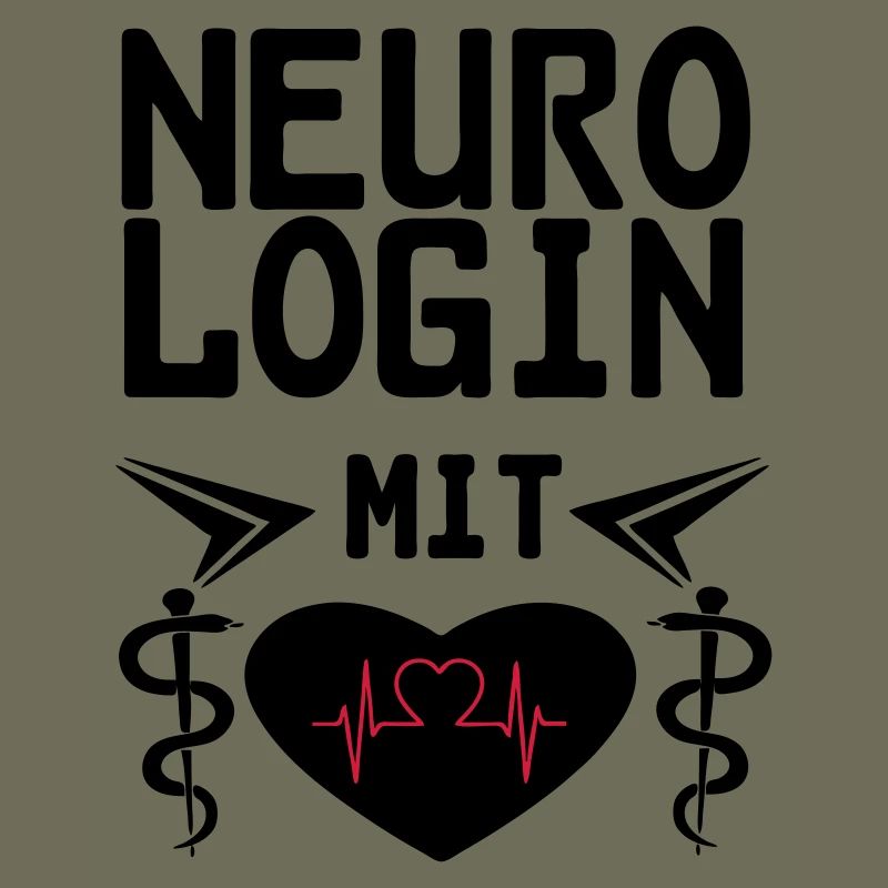 Neurologin mit Herz Geschenk
