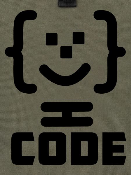 Hauptprogrammierer-Code-Logo mit Text CODE