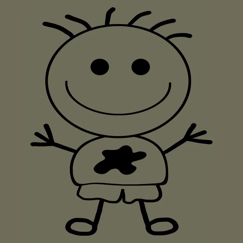 Strichmännchen-Junge