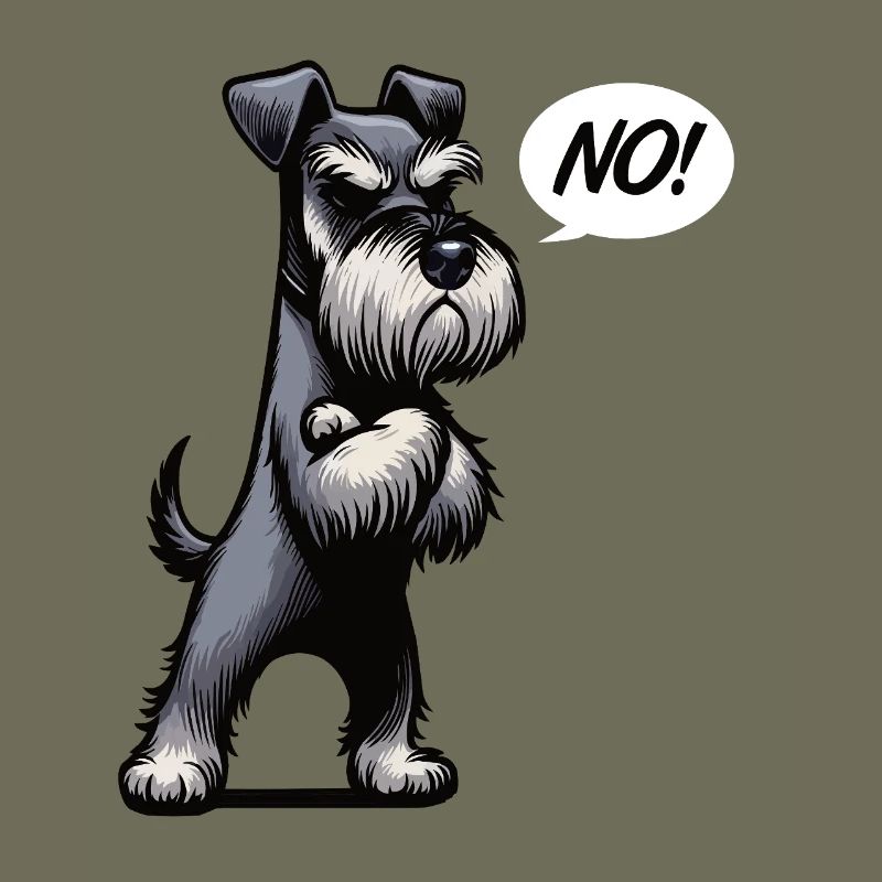 Pas de Schnauzer Schnauzer géant Propriétaire de Schnauzer