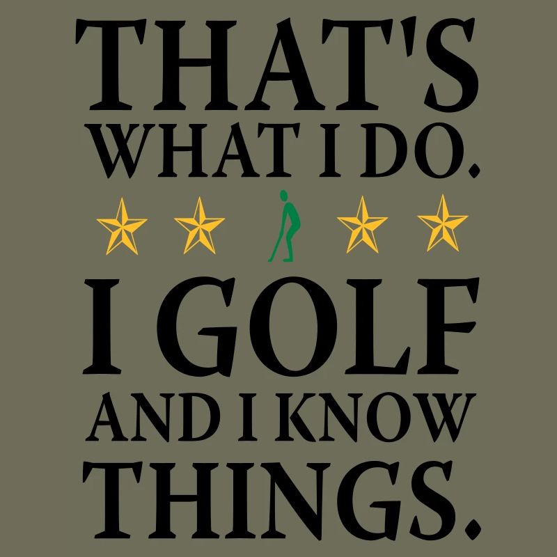 Ich spiele Golf