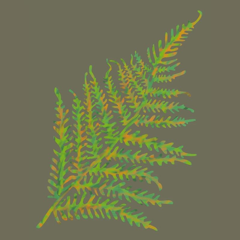 Farnkraut Blatt Motiv