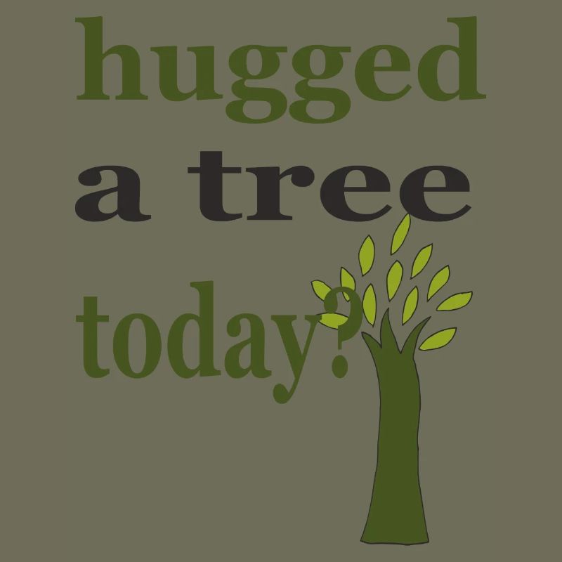 hugged a tree