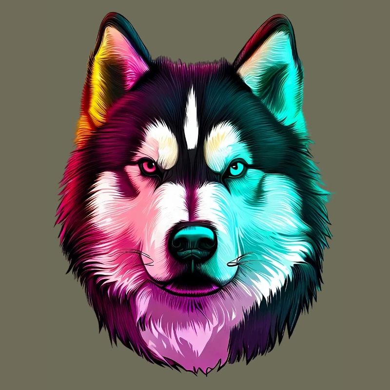 Wolf Husky Hund