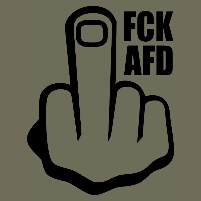 Fck afd Mittelfinger