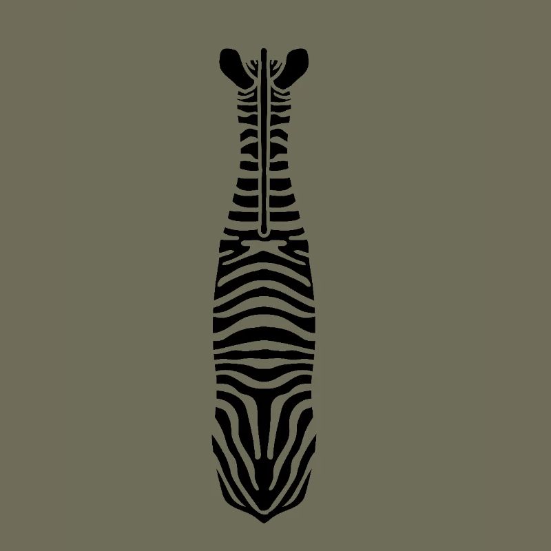 Zebra with Unique Stripes