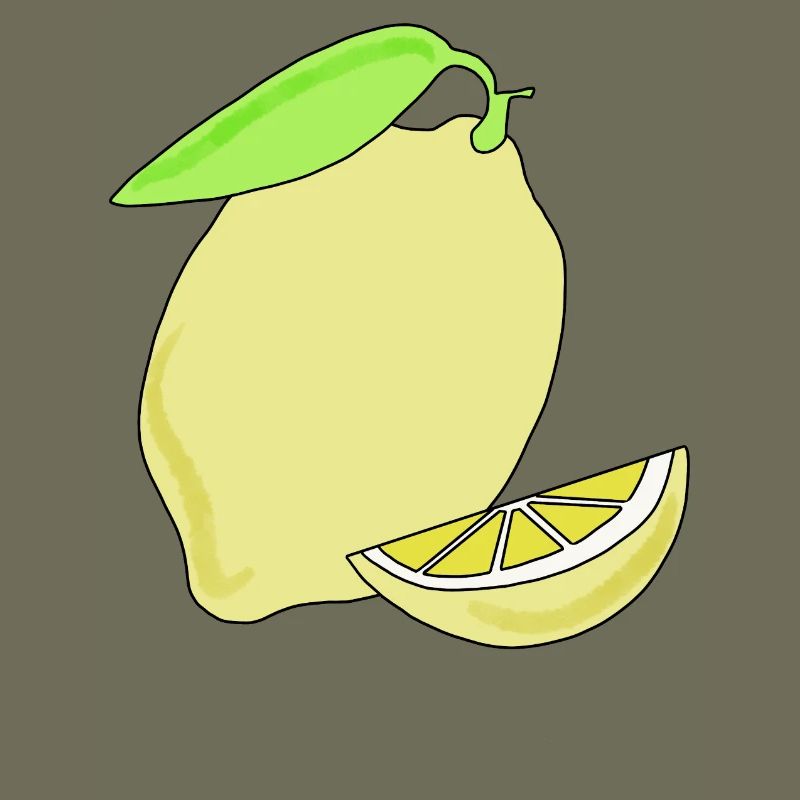 Lemon, yellow