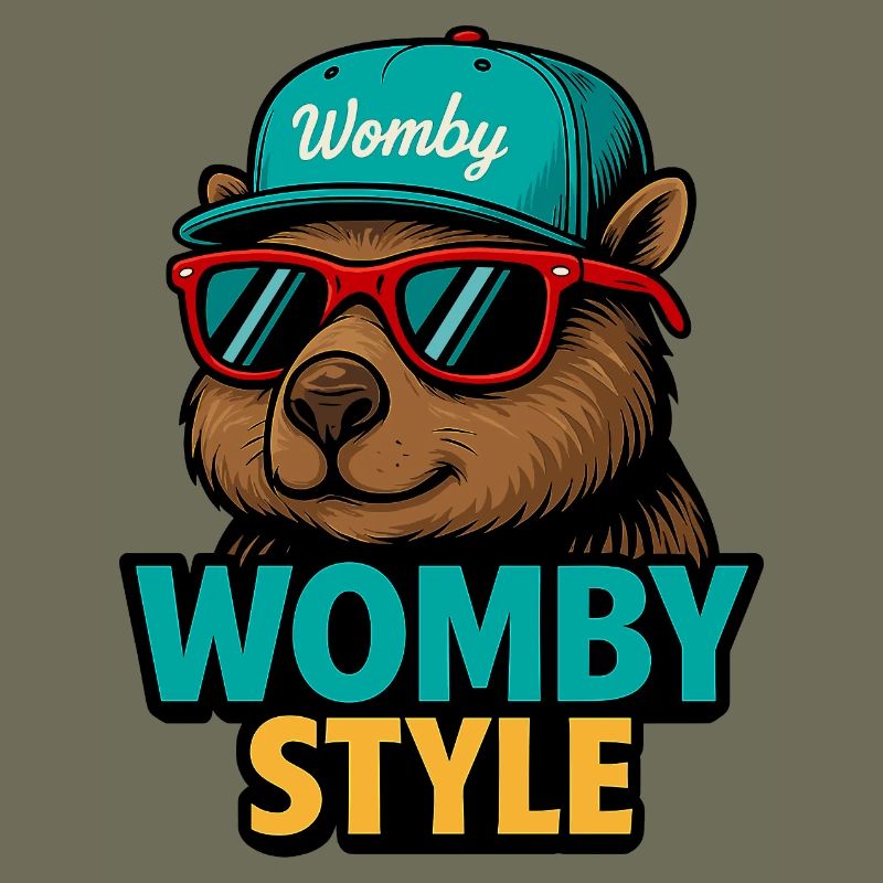 Womby Style Biber mit Sonnenbrillen
