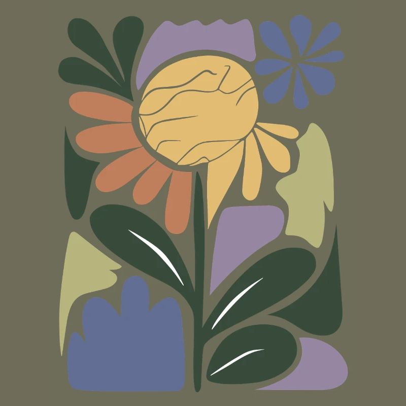 Composition florale colorée
