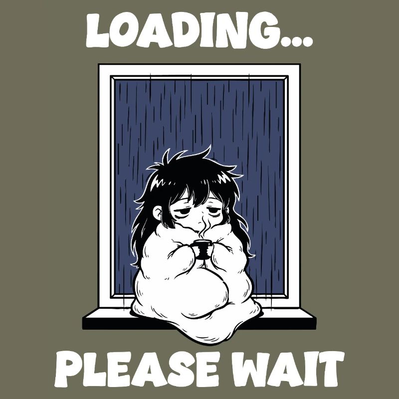 Rain Loading Please Wait Manga Mood