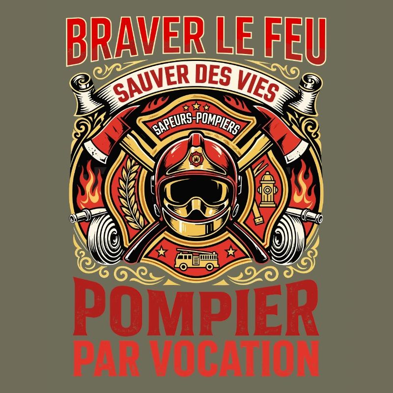Pompier sapeur pompier feu héros vocation