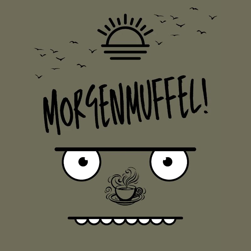 Morgenmuffel mit Kaffee