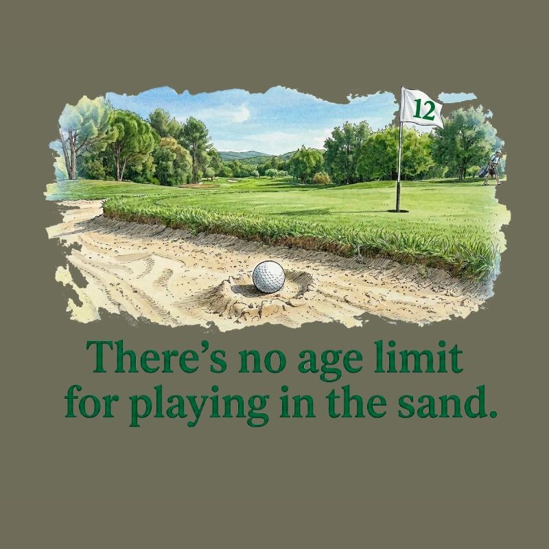 Pas d'âge pour jouer dans le sable golf