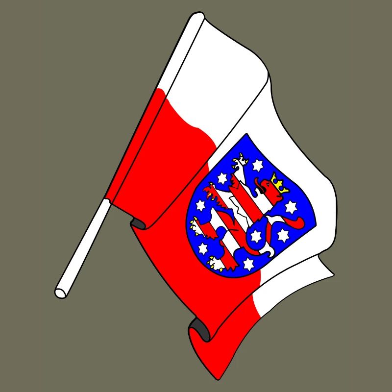 Flag Thuringia