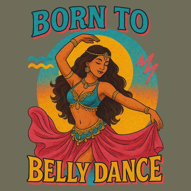Belly Dance Inspired Boho Illustration