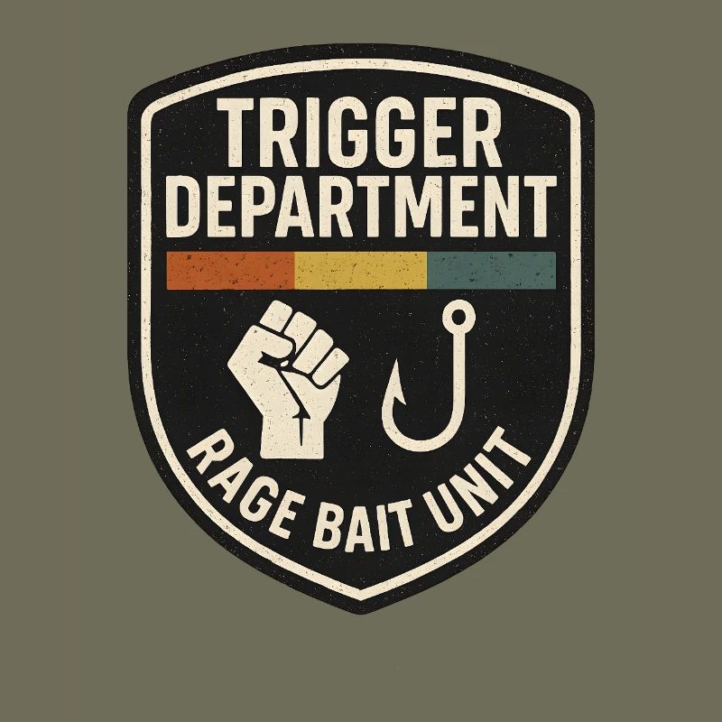 Trigger Department Rage Bait Patch, Lustig