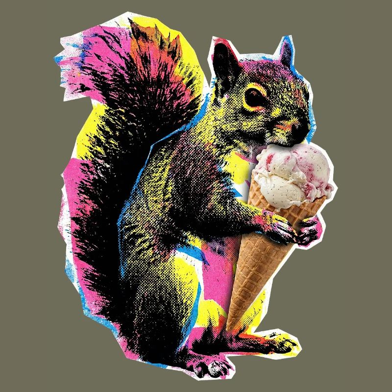 Eichhörnchen Eis