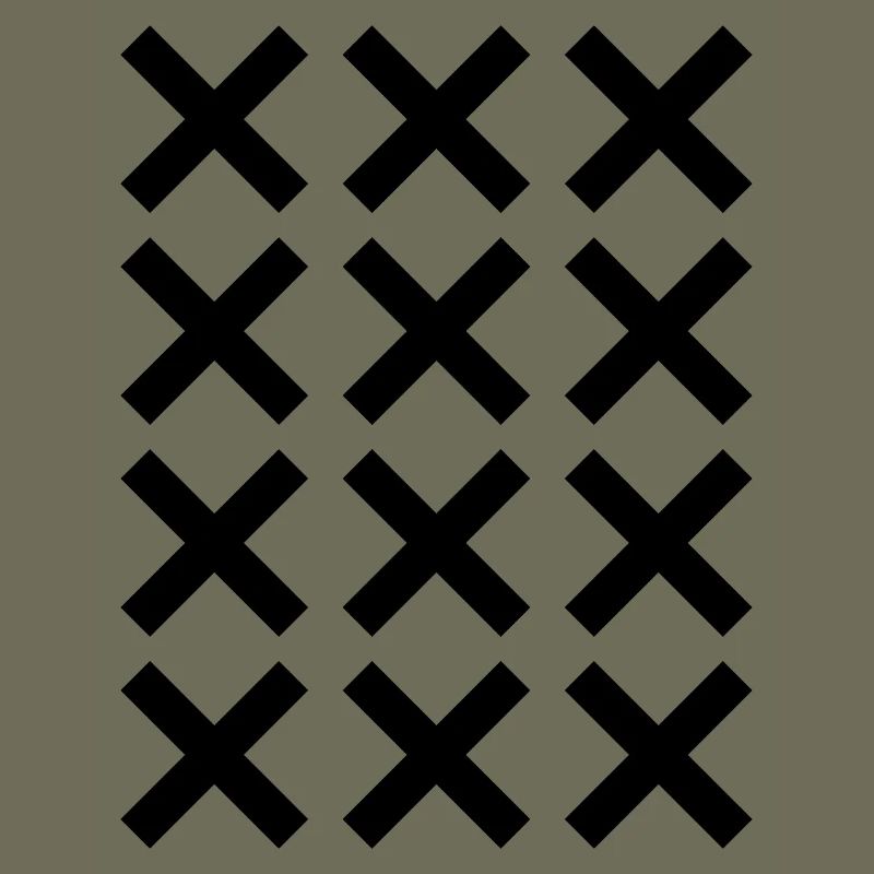 X-Muster-Gitterdesign