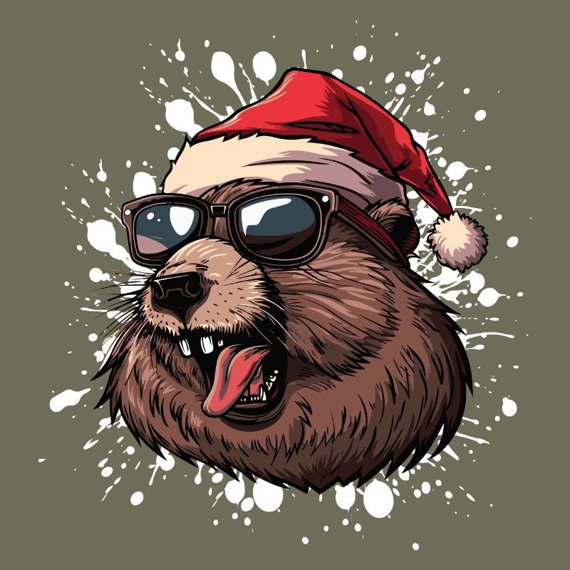 Beaver Christmas Funny