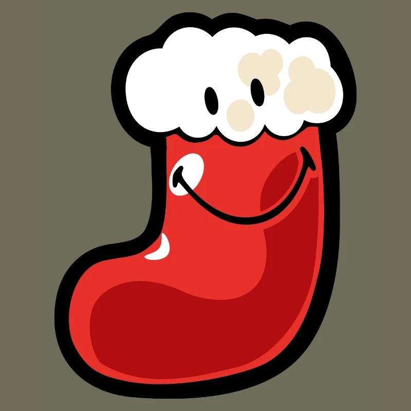 Smiley Christmas Stocking