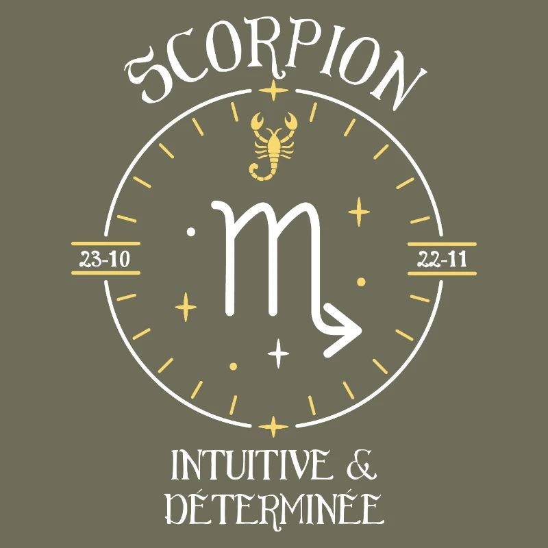 Du signe du Scorpion - Intuitive et déterminée