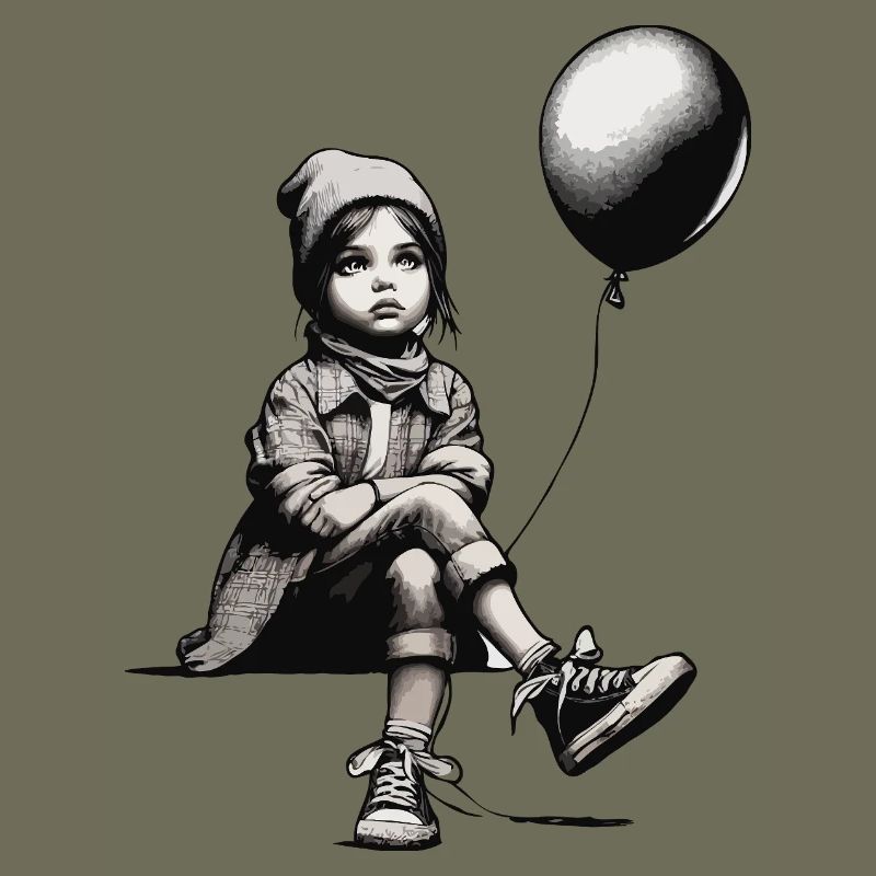 Mädchen mit Luftballon