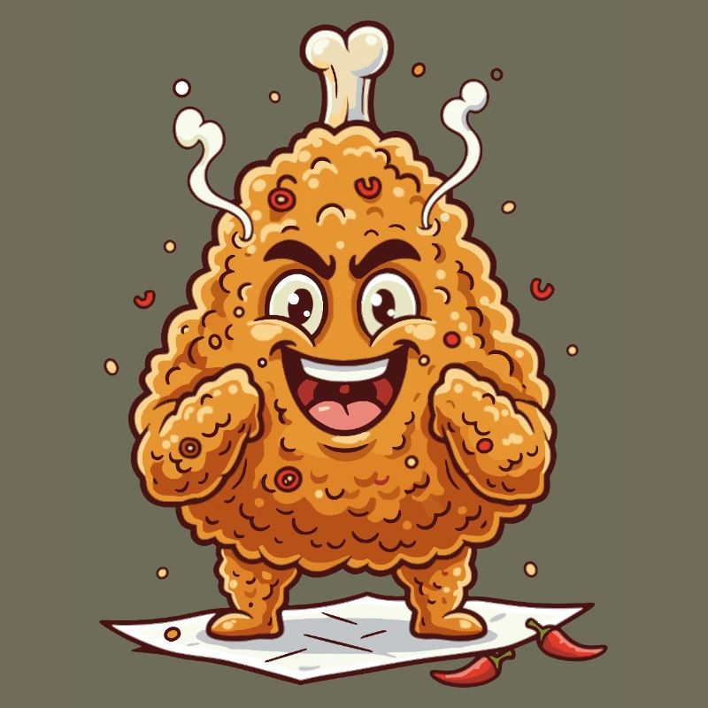 Giggling chicken breading