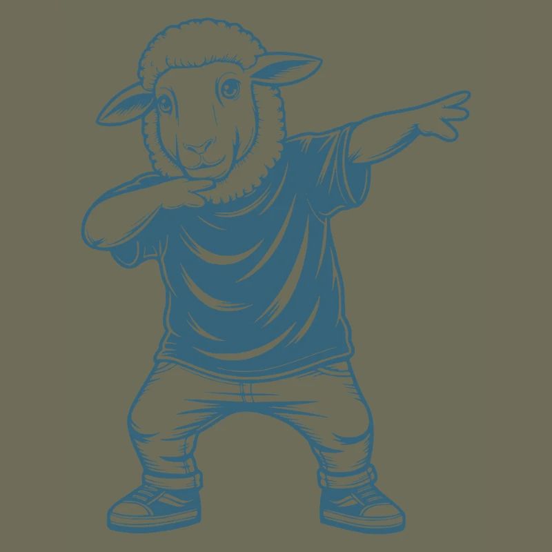 Schaf dabbing