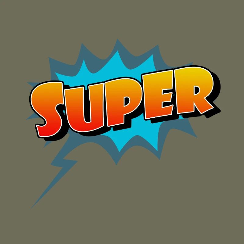 Super Comic Lettering Icon