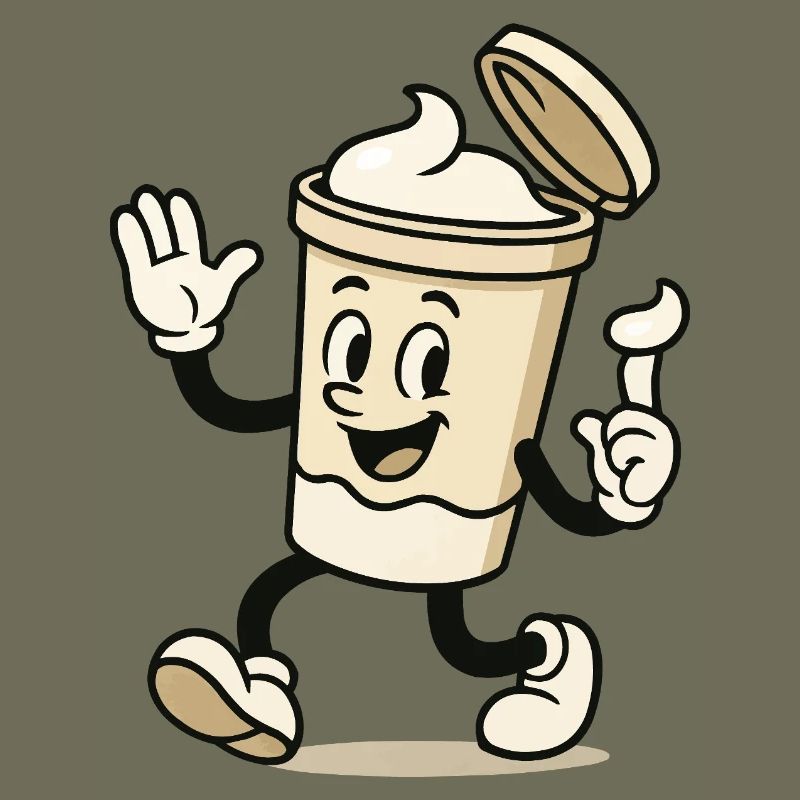 eiscreme becher comic