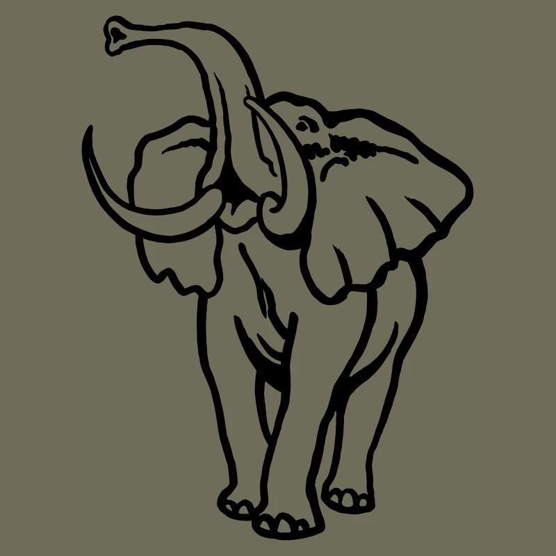 Afrika-Elefant I Bulle
