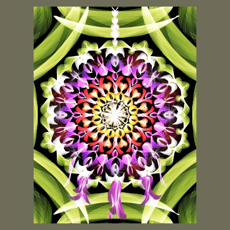 Traumfänger Blütenmandala