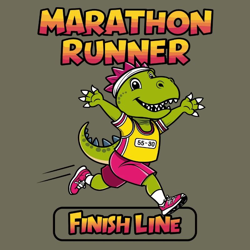 T-Rex Marathon Runner
